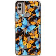 Прозрачный чехол BoxFace Nokia C22 Butterfly Morpho