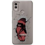 Прозрачный чехол BoxFace Nokia C22 Нападение Титана