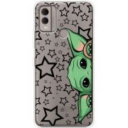 Прозрачный чехол BoxFace Nokia C22 Baby Yoda