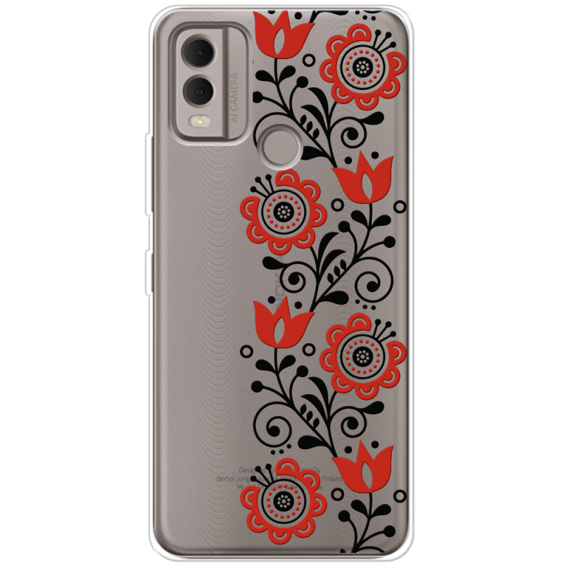 Прозрачный чехол BoxFace Nokia C22 Ethno Ornament