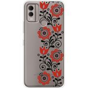 Прозрачный чехол BoxFace Nokia C22 Ethno Ornament