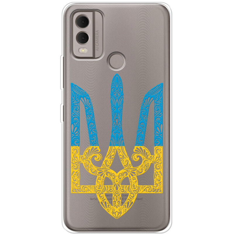 Прозрачный чехол BoxFace Nokia C22 Gold Trident