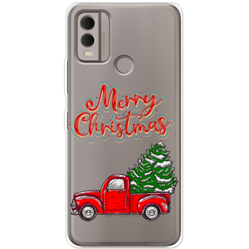 Прозрачный чехол BoxFace Nokia C22 Holiday Car