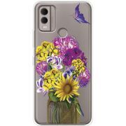 Прозрачный чехол BoxFace Nokia C22 My Bouquet