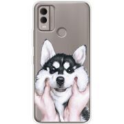 Прозрачный чехол BoxFace Nokia C22 Husky