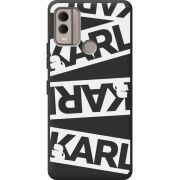 Черный чехол BoxFace Nokia C22 White Karl