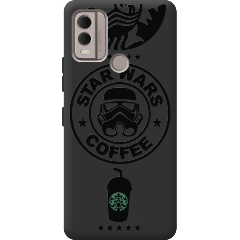 Черный чехол BoxFace Nokia C22 Dark Coffee