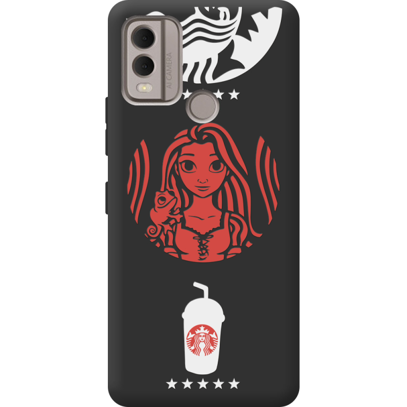 Черный чехол BoxFace Nokia C22 RedWhite Coffee