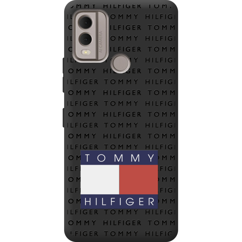 Черный чехол BoxFace Nokia C22 Tommy Print