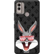 Черный чехол BoxFace Nokia C22 looney bunny