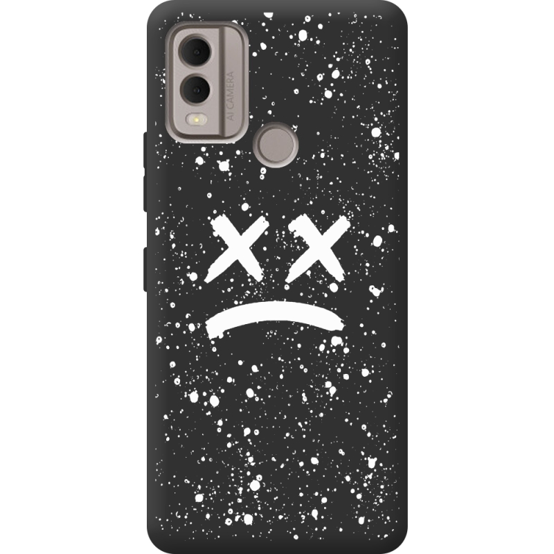 Черный чехол BoxFace Nokia C22 Sad Way