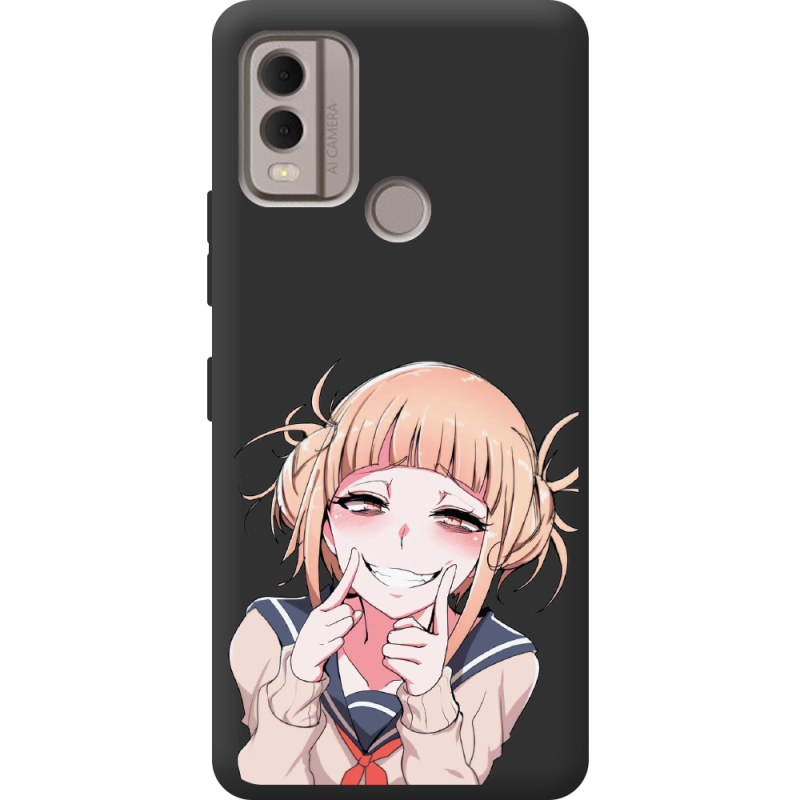 Черный чехол BoxFace Nokia C22 Himiko Toga Smile