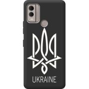 Черный чехол BoxFace Nokia C22 Тризуб монограмма ukraine