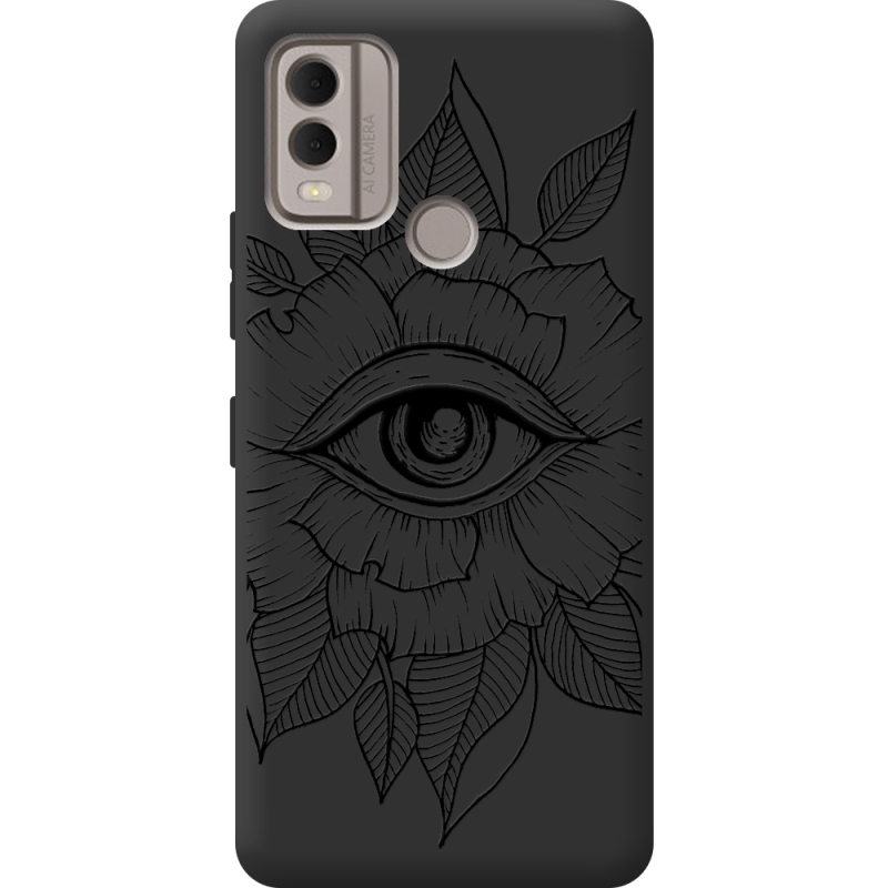 Черный чехол BoxFace Nokia C22 Eye