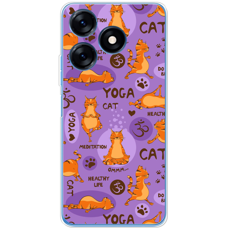 Чехол BoxFace Tecno Spark 10 Yoga Cat