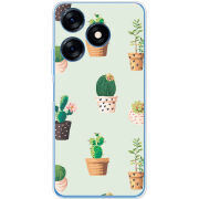 Чехол BoxFace Tecno Spark 10 L-green Cacti