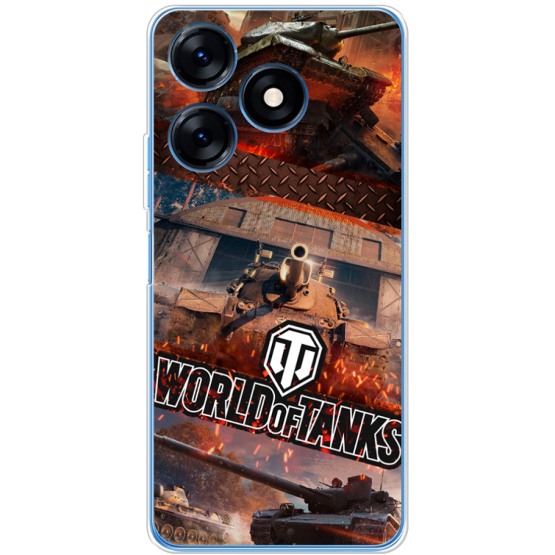 Чехол BoxFace Tecno Spark 10 World Of Tanks