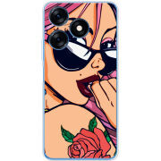 Чехол BoxFace Tecno Spark 10 Pink Girl