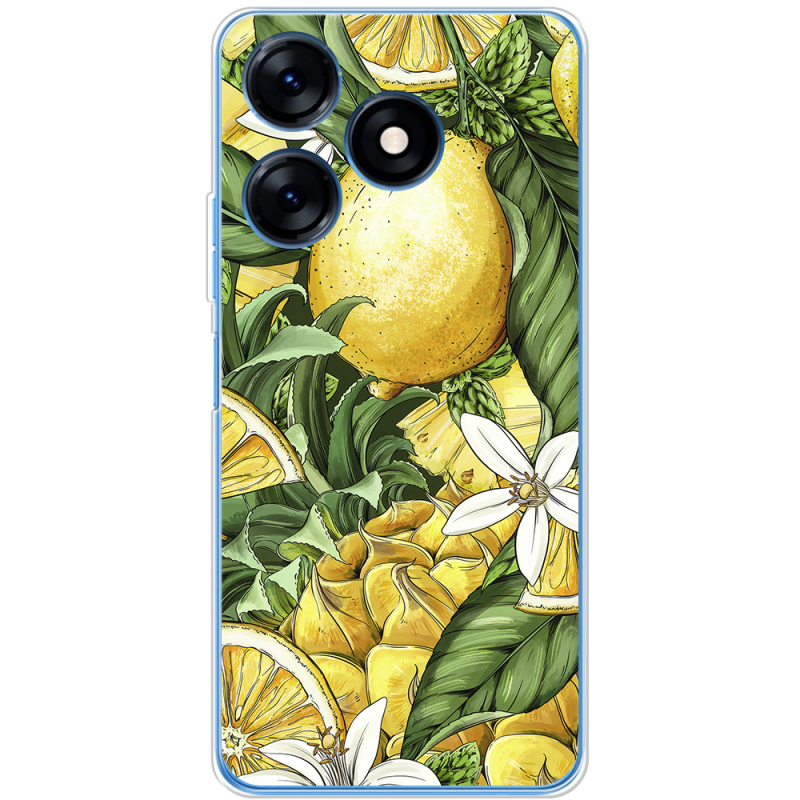 Чехол BoxFace Tecno Spark 10 Lemon Pattern