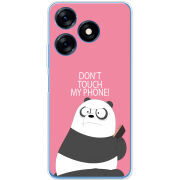 Чехол BoxFace Tecno Spark 10 Dont Touch My Phone Panda