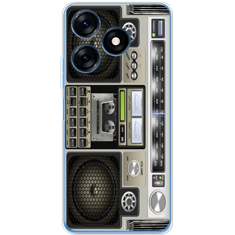 Чехол BoxFace Tecno Spark 10 Old Boombox