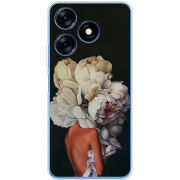 Чехол BoxFace Tecno Spark 10 Exquisite White Flowers