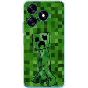 Чехол BoxFace Tecno Spark 10 Minecraft Creeper