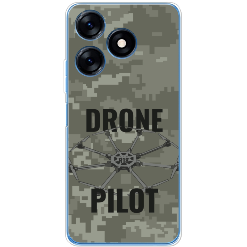 Чехол BoxFace Tecno Spark 10 Drone Pilot