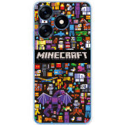 Чехол BoxFace Tecno Spark 10 Minecraft Mobbery