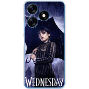 Чехол BoxFace Tecno Spark 10 Wednesday Addams