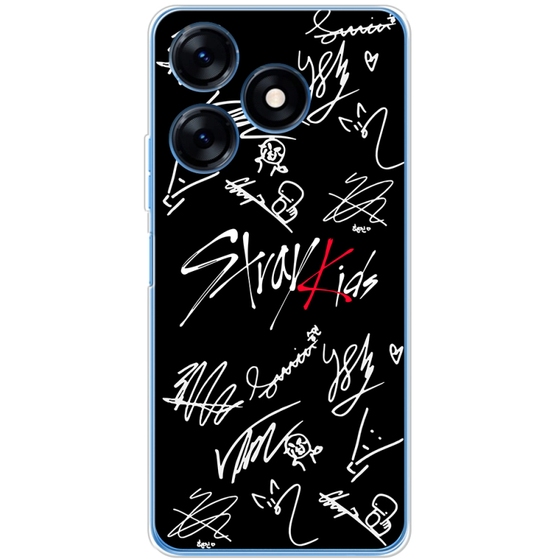 Чехол BoxFace Tecno Spark 10 Stray Kids автограф