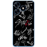 Чехол BoxFace Tecno Spark 10 Stray Kids автограф