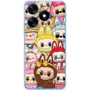 Чехол BoxFace Tecno Spark 10 Labubu