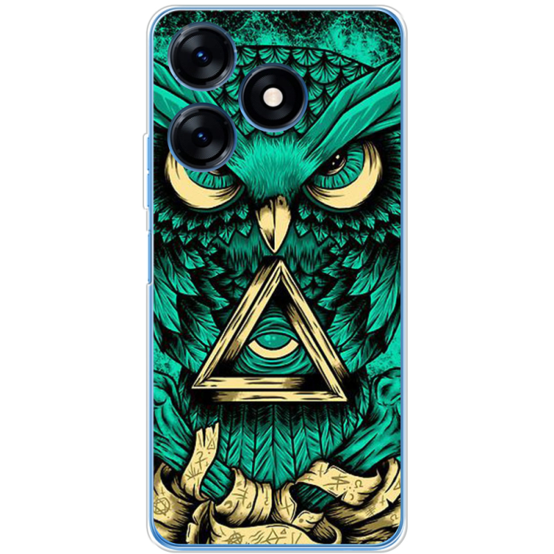 Чехол BoxFace Tecno Spark 10 Masonic Owl