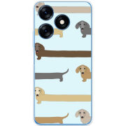 Чехол BoxFace Tecno Spark 10 Dachshund