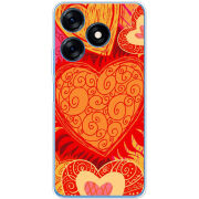 Чехол BoxFace Tecno Spark 10 Warm Hearts