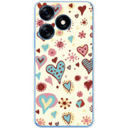 Чехол BoxFace Tecno Spark 10 Be my Valentine