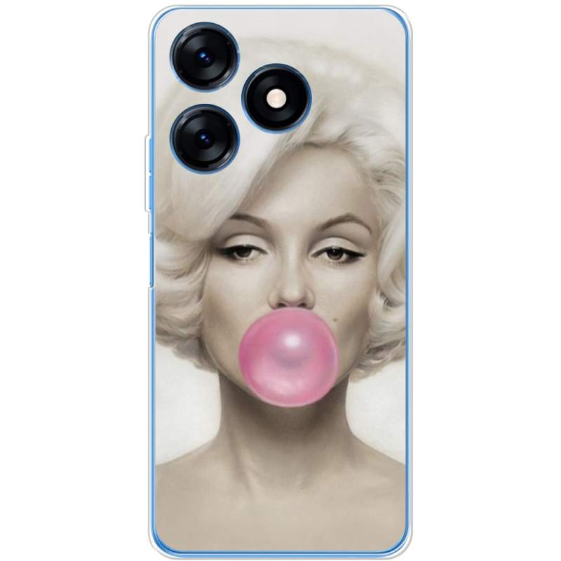 Чехол BoxFace Tecno Spark 10 Marilyn Monroe Bubble Gum