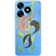 Прозрачный чехол BoxFace Tecno Spark 10 Cute Mermaid