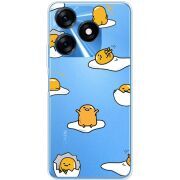 Прозрачный чехол BoxFace Tecno Spark 10 Gudetama