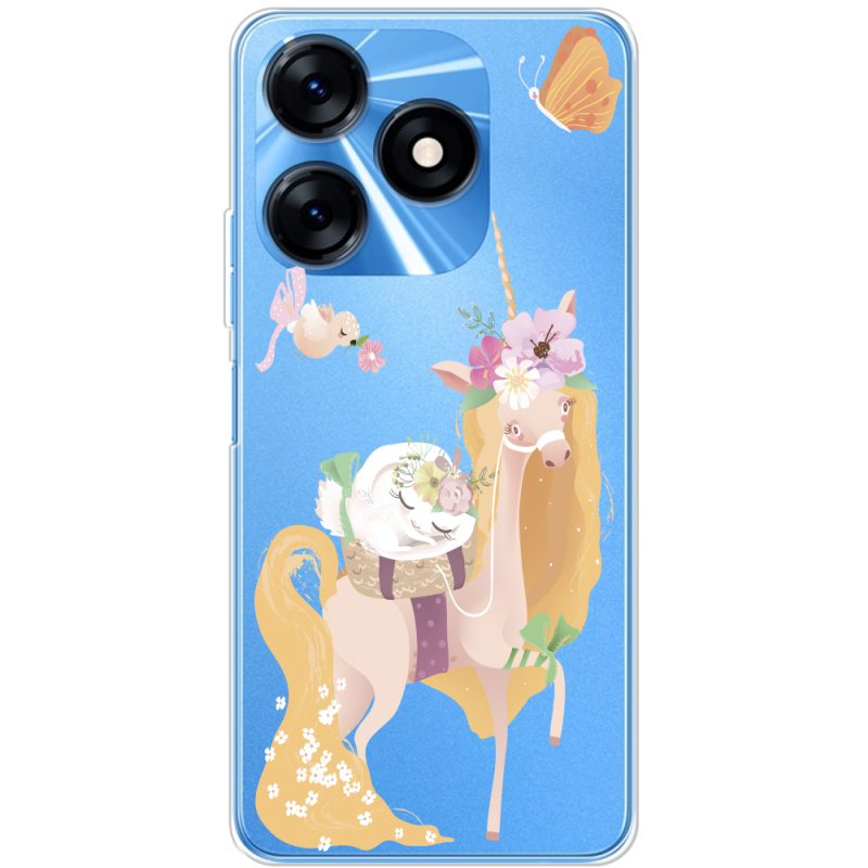 Прозрачный чехол BoxFace Tecno Spark 10 Uni Blonde