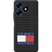 Черный чехол BoxFace Tecno Spark 10 Tommy Print