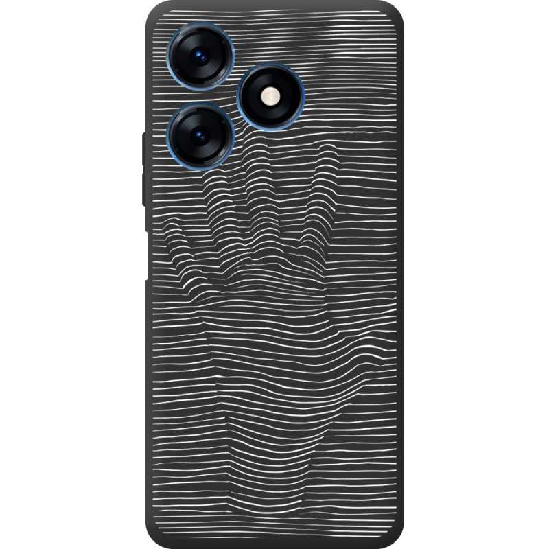 Черный чехол BoxFace Tecno Spark 10 Optical Hand