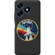 Черный чехол BoxFace Tecno Spark 10 NASA