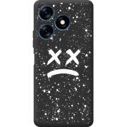 Черный чехол BoxFace Tecno Spark 10 Sad Way