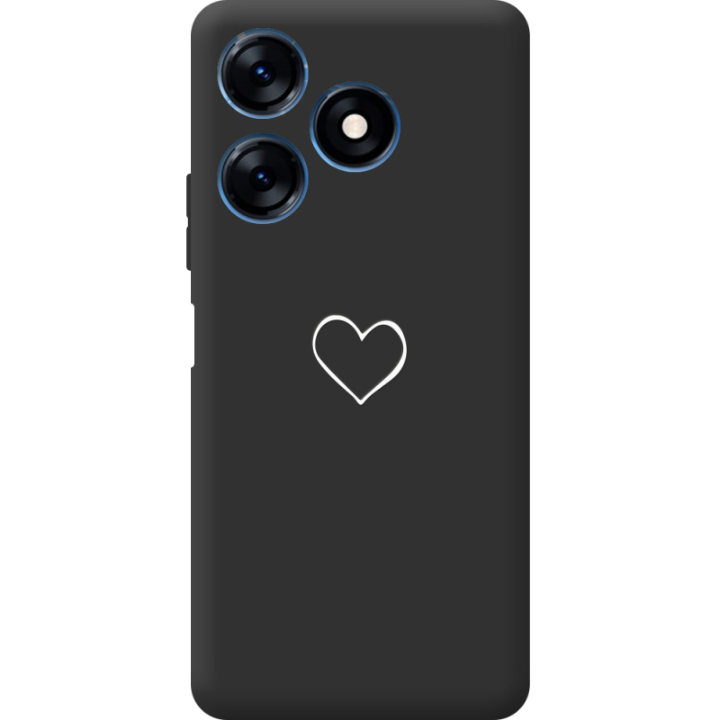 Черный чехол BoxFace Tecno Spark 10 My Heart