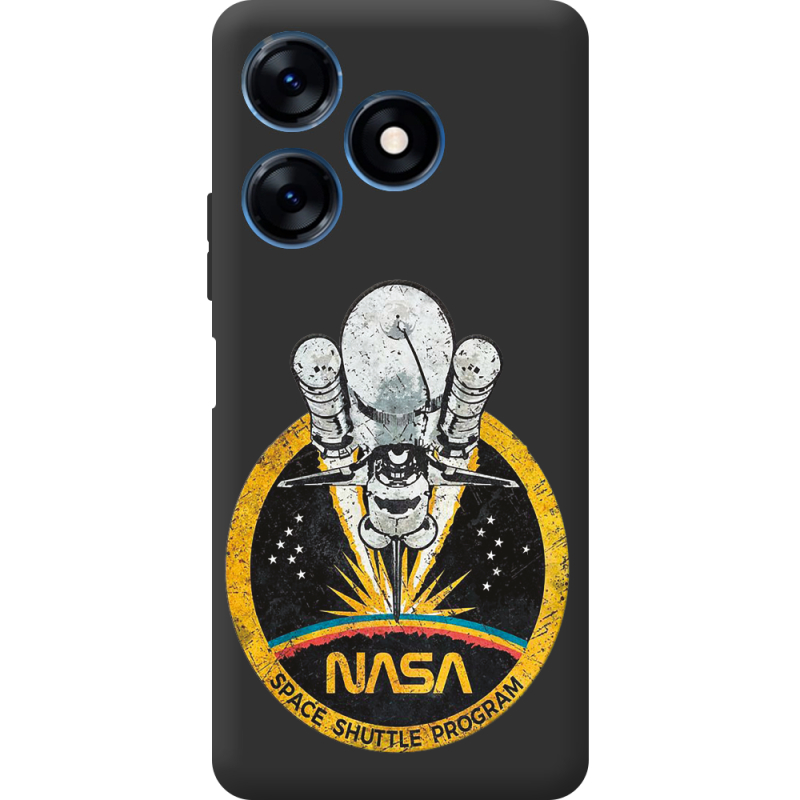 Черный чехол BoxFace Tecno Spark 10 NASA Spaceship