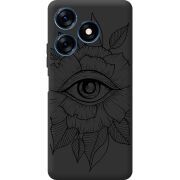 Черный чехол BoxFace Tecno Spark 10 Eye