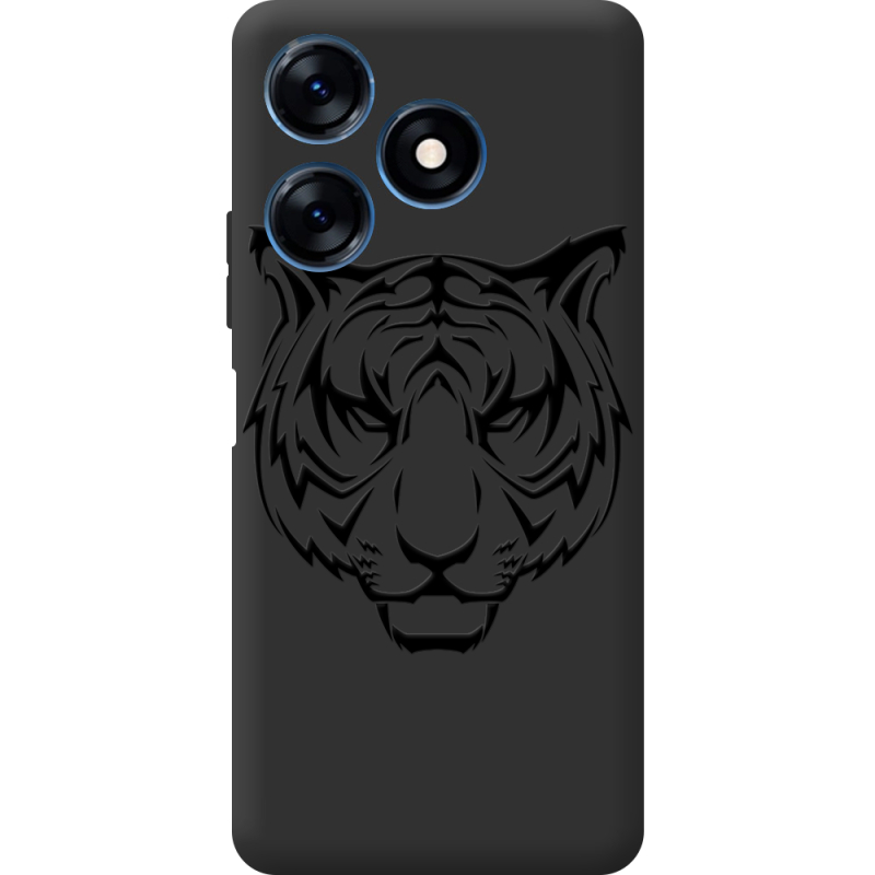 Черный чехол BoxFace Tecno Spark 10 Tiger