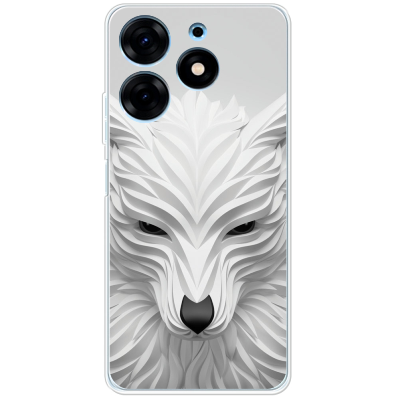 Чехол BoxFace Tecno Spark 10 Pro White Wolf